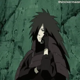 🤔 Madara Uchiha Naruto 마다라 우치하, 나루토, 애니메이션, 만화, 만화영화, 닌자 telegram sticker