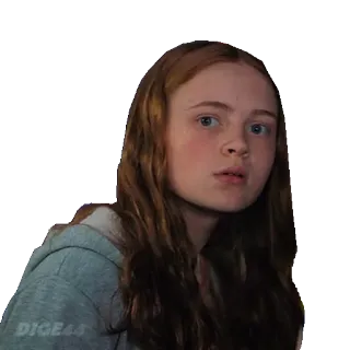 😯 Max Mayfield Stranger Things Max Mayfield, Stranger Things, Netflix, Sadie Sink, character, tv show telegram sticker