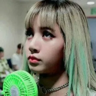 🙄 Lisa wanita, penggemar, kpop, penyanyi, selebriti telegram sticker