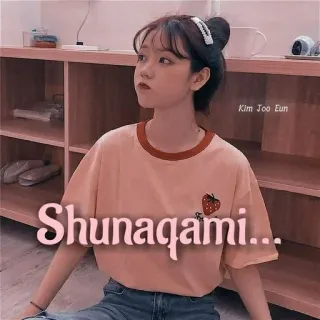 😏 Shunagami... женщина, девушка, клубника, корейский, милый, каваии telegram sticker