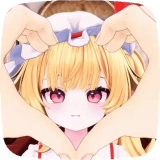 🫶 Anime, Niedlich, Herz, Kawaii, Mädchen, Cartoon, Figur whatsapp sticker