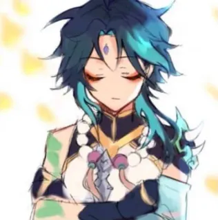 🪀 Xiao Genshin Impact Xiao, Genshin Impact, Anime, Personaje de videojuego, Arte digital telegram sticker