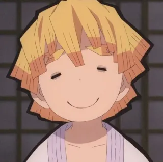 🧡 Zenitsu Agatsuma Demon Slayer Zenitsu, Demon Slayer, Anime, Mangá, Personagem, Desenho animado telegram sticker