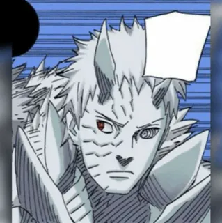 ⚫️ Obito Uchiha Naruto Anime, Manga, Ninja, Cattivo, Guerra, Obito, Uchiha telegram sticker