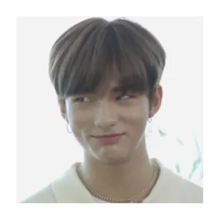 😏 kpop, asiático, hombre, sonrisa, retrato, cantante whatsapp sticker