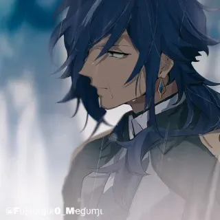 🔲 Kaeya Genshin Impact @FusionMegu0_Megumi ガイア, 原神, アニメ, ゲーム, キャラクター telegram sticker