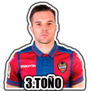 ⚽ 3:TOÑO futebol, soccer, atleta, esporte, jogador telegram sticker