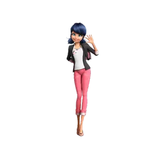 🕴 Marinette Dupain-Cheng Miraculous: Tales of Ladybug & Cat Noir Marinette, Ladybug, Miraculous Ladybug, personaggio dei cartoni animati, animato, adolescente telegram sticker