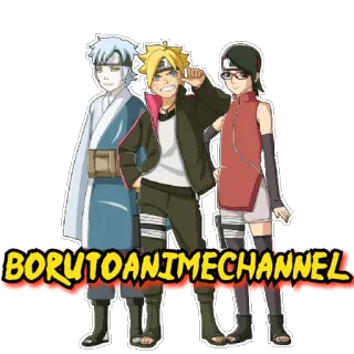 👋 Boruto BORUTOANIMECHANNEL Anime, Boruto, Cartoon, Figur telegram sticker
