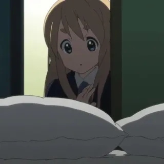 🥡 Yui Hirasawa K-On! Аниме, Персонаж, Юи Хирасава, K-On, Милый, Девушка telegram sticker