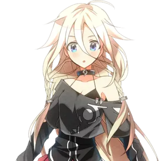 😳 アニメ 女の子, 漫画, かわいい, キャラクター, 金髪, 女性 telegram sticker