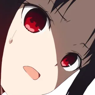 😨 Kaguya Shinomiya Kaguya-sama: Love Is War Anime, Kaguya-sama: Love is War, Kaguya Shinomiya, Manga, Arrabbiato/a, Femmina telegram sticker
