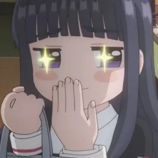 🐿 Animé, Étincelles, Mignon, Fille, Cardcaptor Sakura, Joyeux whatsapp sticker