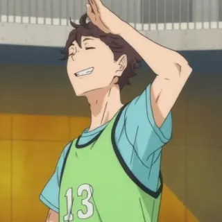💗 Oikawa Tooru Haikyuu!! Anime, Haikyuu, Oikawa, Tooru, Pallavolo telegram sticker