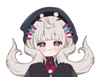 🖼 Anime, Personagem, Bonito, Garota, Desenho animado telegram sticker