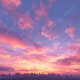 ☺️ sunset, sky, cityscape, clouds, dusk, horizon, scenery, beautiful, aesthetic, pink telegram sticker