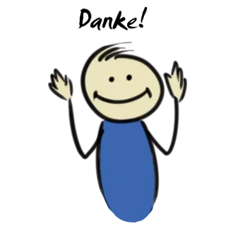 🙏 Hurray! strichmännchen, cartoon, feier, fröhlich, gruss whatsapp sticker