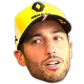 😒 Daniel Ricciardo Daniel Ricciardo, F1, Fórmula 1, Piloto, Renault whatsapp sticker