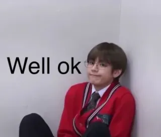 🤓 Well ok Meme, Reaktion, ok, naja ok whatsapp sticker