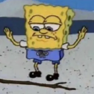 🌟 SpongeBob Spongebob, cartoon, grappig, meme, personage, animatie telegram sticker