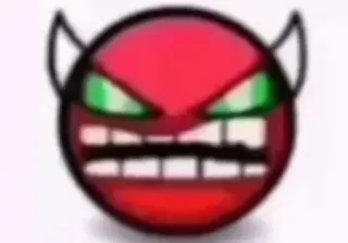 🛸 Extreme Demon Geometry Dash whatsapp sticker
