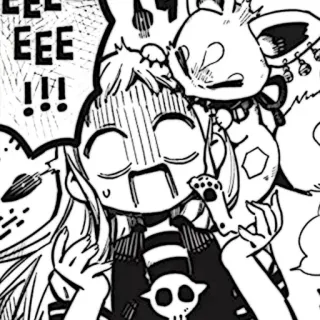 🩹 EEE!!! Anime, Manga, Dibujo animado, Personaje, Ilustración telegram sticker