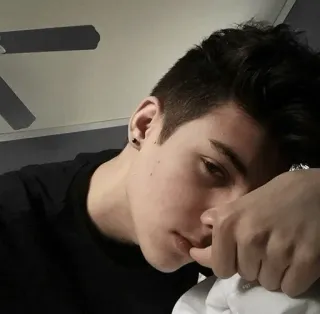 🥺 ritratto, teenager, ragazzo, selfie, giovane telegram sticker