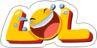 😂 LOL emoji, lol, lachen, lustig telegram sticker
