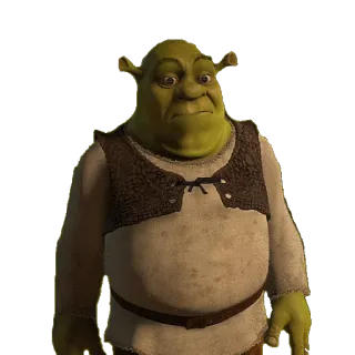 😲 Shrek ogro, verde, animado, filme, conto de fadas whatsapp sticker