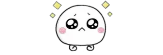🧸 cute, sad, kawaii, sticker, character, blob telegram sticker