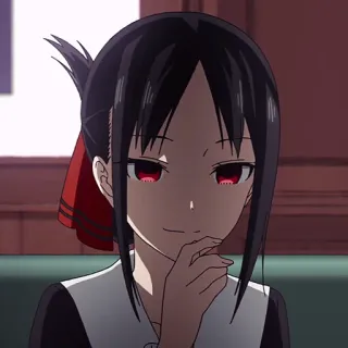 ❤️ Kaguya Shinomiya Kaguya-sama: Love Is War Аниме, Кагуя-сама, Любовь это война, Кагуя Синомия, Манга, Мультфильм, Персонаж telegram sticker
