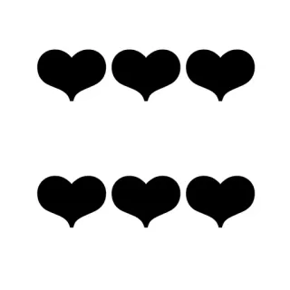 💬 coeurs, amour, motif, déco, symbole whatsapp sticker