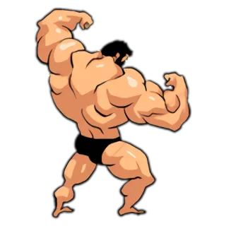 Super Muscle Man 2 telegram stickers
