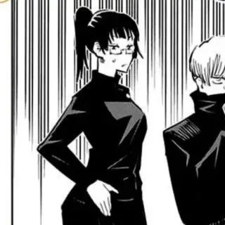 🥢 Maki Zenin Jujutsu Kaisen Anime, Manga, Jujutsu Kaisen, Maki Zenin whatsapp sticker