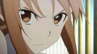 😠 Asuna Sword Art Online Anime, Sword Art Online, Asuna, Cartoni animati, Animazione telegram sticker