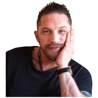 🙂 Tom Hardy attore, uomo, ritratto, celebrità telegram sticker