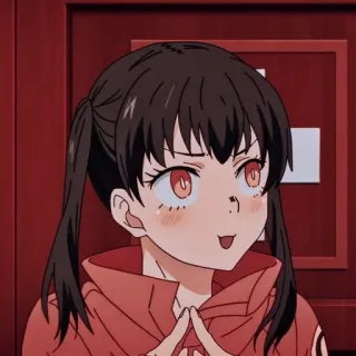 😅 Maki Oze Fire Force 애니메이션, 만화, 소방관, 소녀, 캐릭터, 불꽃 소방대, 마키 오제 telegram sticker