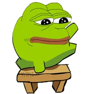 🐸 Pepe the Frog pepe, 青蛙, 梗, 网络, 绿色 telegram sticker