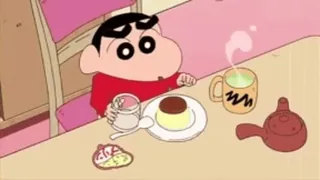 😶 Shin-chan Crayon Shin-chan Anime, Dessin animé, Dessert, Nourriture, Shin-chan whatsapp sticker