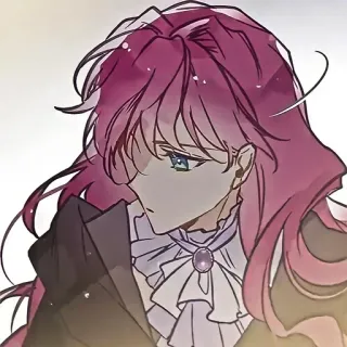 💭 anime, manga, character, pink hair, illustration, art telegram sticker