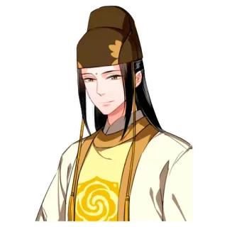 😌 Mann, Person, Porträt, Charakter, Anime telegram sticker