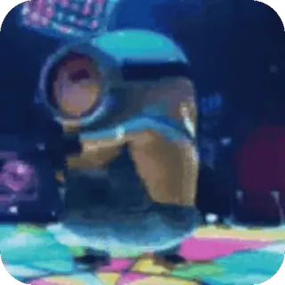 ๐ Minion Despicable Me minion, dancing, party, disco, fun, animation, despicable me telegram sticker