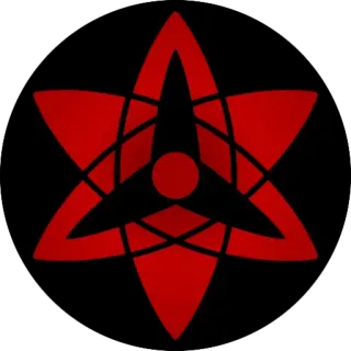 💯 sharingan, naruto, anime, eye, mangekyo telegram sticker