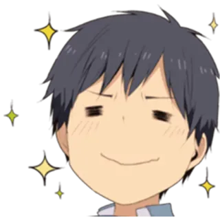 ✨ Anime, Cartoon, Meme, Überheblich, Ausdruck, Emoticon telegram sticker