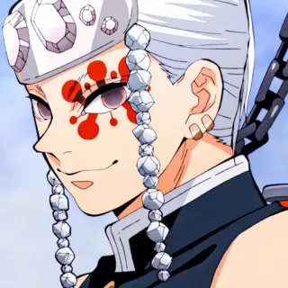 🎶 Tengen Uzui Demon Slayer anime, character, Tengen Uzui, Demon Slayer telegram sticker