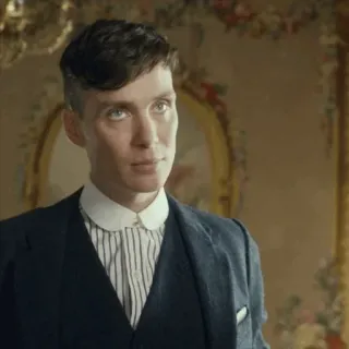 🚬 Thomas Shelby Peaky Blinders thomas shelby, peaky blinders, cillian murphy, bbc, postać, aktor telegram sticker