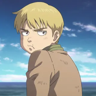 ⚔️ Falco Grice Attack on Titan Anime, Garçon, Sérieux, Falco, AOT telegram sticker