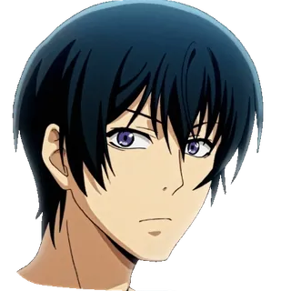 🤨 Anime, Manga, Personaggio, Ritratto, Bello, Uomo, Illustrazione telegram sticker