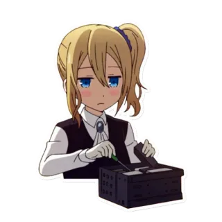 ☺️ Ai Hayasaka Kaguya-sama: Love Is War Anime, Ai Hayasaka, Kaguya-sama, Sticker, Manga whatsapp sticker