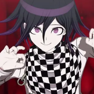 😈 Kokichi Oma Danganronpa Аниме, Персонаж, Кокичи Ома, Danganronpa telegram sticker